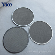 YACHAO 50mm 40mm 30mm rond en acier inoxydable rond disque de filtre pour fumer le tuyau